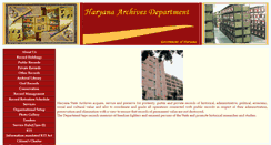 Desktop Screenshot of haryanaarchives.gov.in